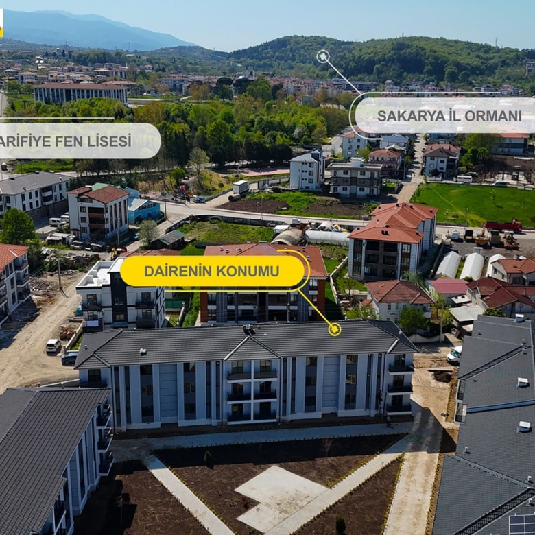 ARİFİYE NEVİYE MAHALLESİNDE 3+1 SIFIR 115m² SATILIK DAİRE