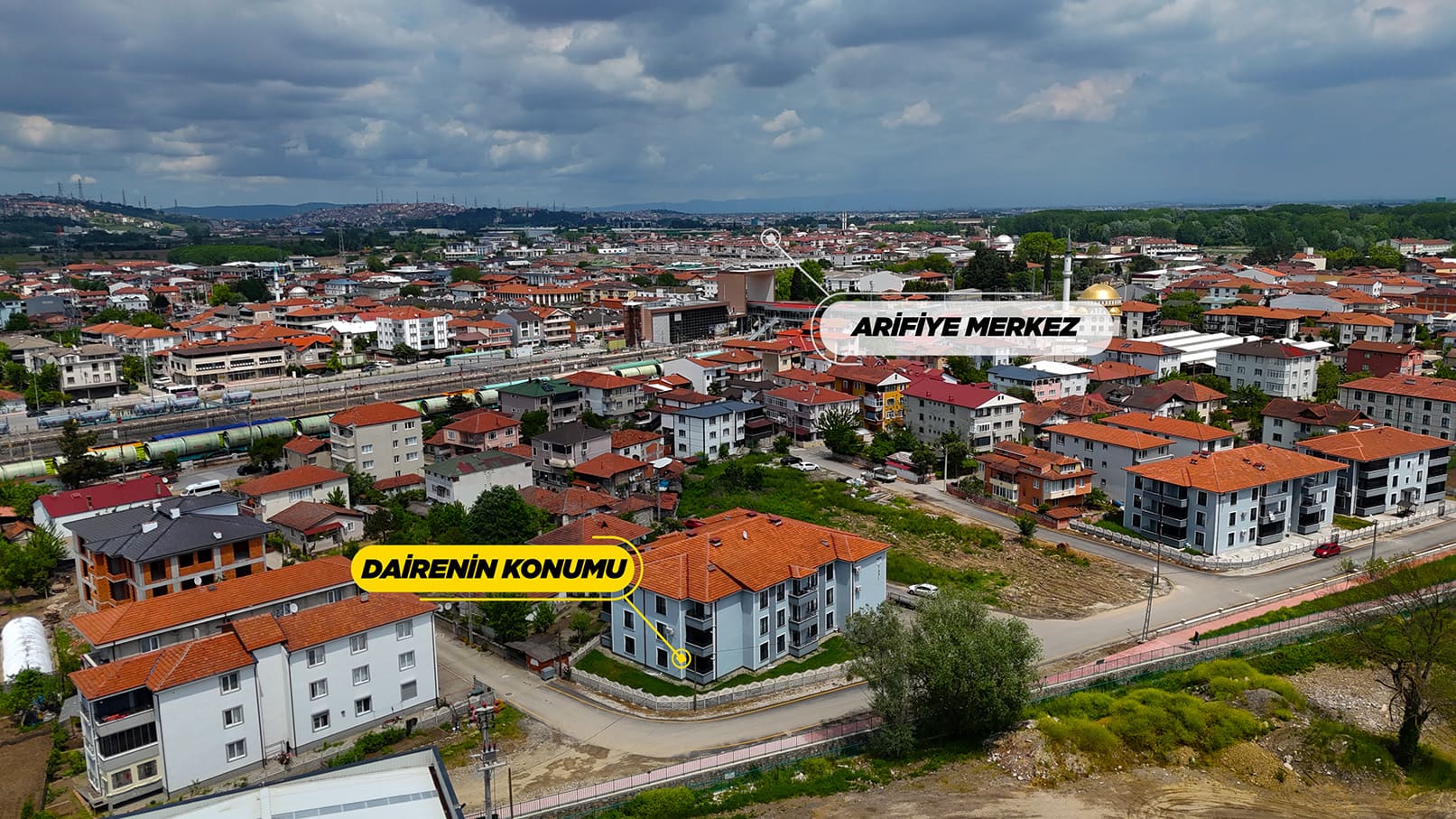 ARİFİYE FATİH MAHALLESİNDE EBEVEYN BANYOLU 3+1 SATILIK DAİRE