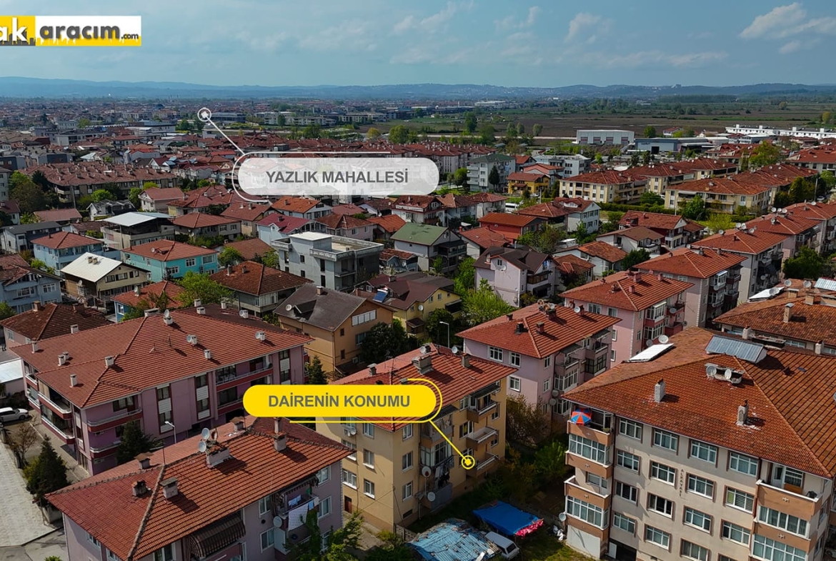 ADAPAZARI ŞEKER MAHALLESİNDE ÇARŞI MERKEZE YAKIN KİRALIK 3+1 DAİRE