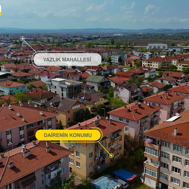 ADAPAZARI ŞEKER MAHALLESİNDE ÇARŞI MERKEZE YAKIN KİRALIK 3+1 DAİRE
