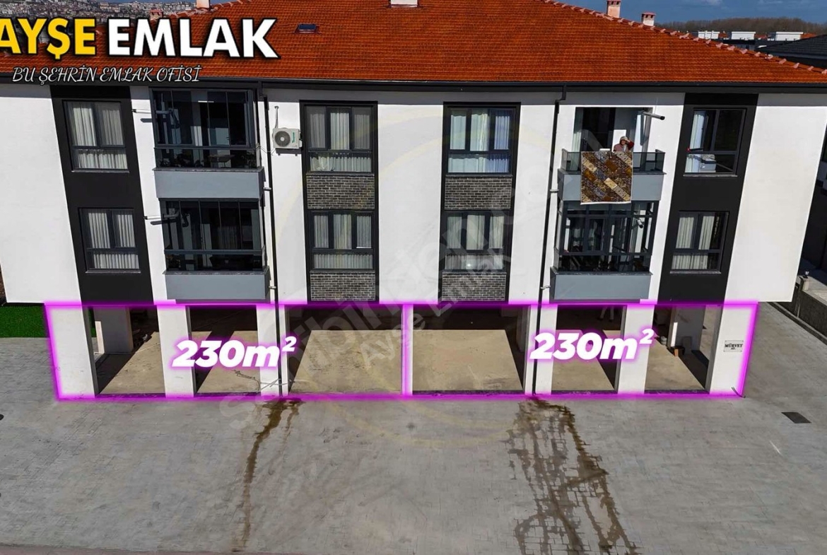 ARİFİYE FATİH MAHALLESİNDE 230M² SATILIK DÜKKAN