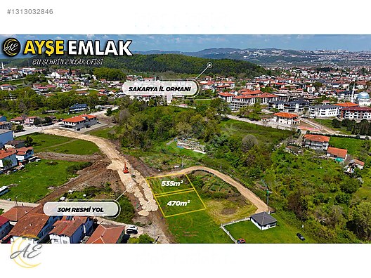 ARİFİYE NEVİYE MAHALLESİNDE 1005M² İMARLI SATILIK ARSA