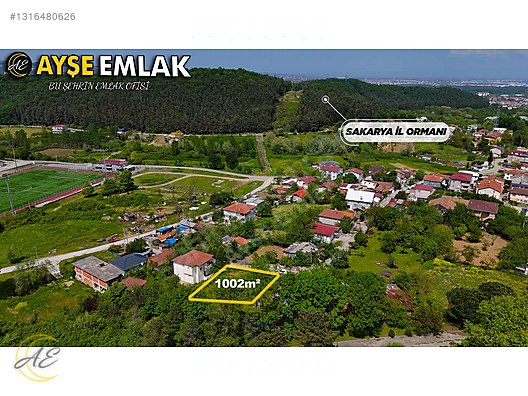 ARİFİYE CUMHURİYET MAHALLESİNDE 1000M² SATILIK ARSA