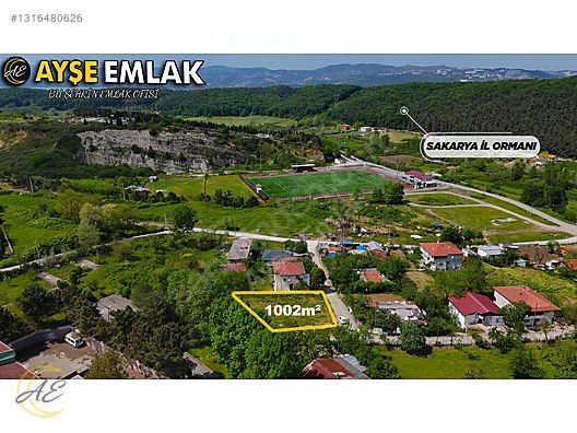 ARİFİYE CUMHURİYET MAHALLESİNDE 1000M² SATILIK ARSA