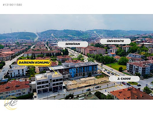 SERDİVAN İSTİKLAL MAHALLESİNDE CADDE54 YAKINI 1+0 SATILIK DAİRE