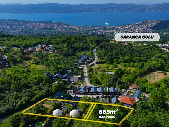 Sapanca Şükriye’de 1863m² 2 adet Glampingli Satılık Arsa