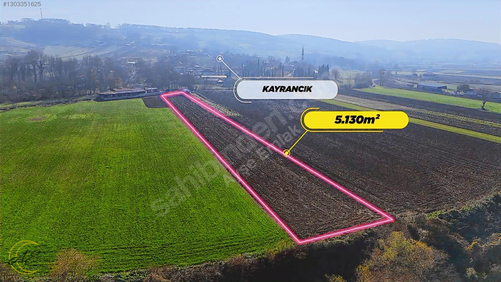 ADAPAZARI KAYRANCIK’DA 5130M² SATILIK TARLA