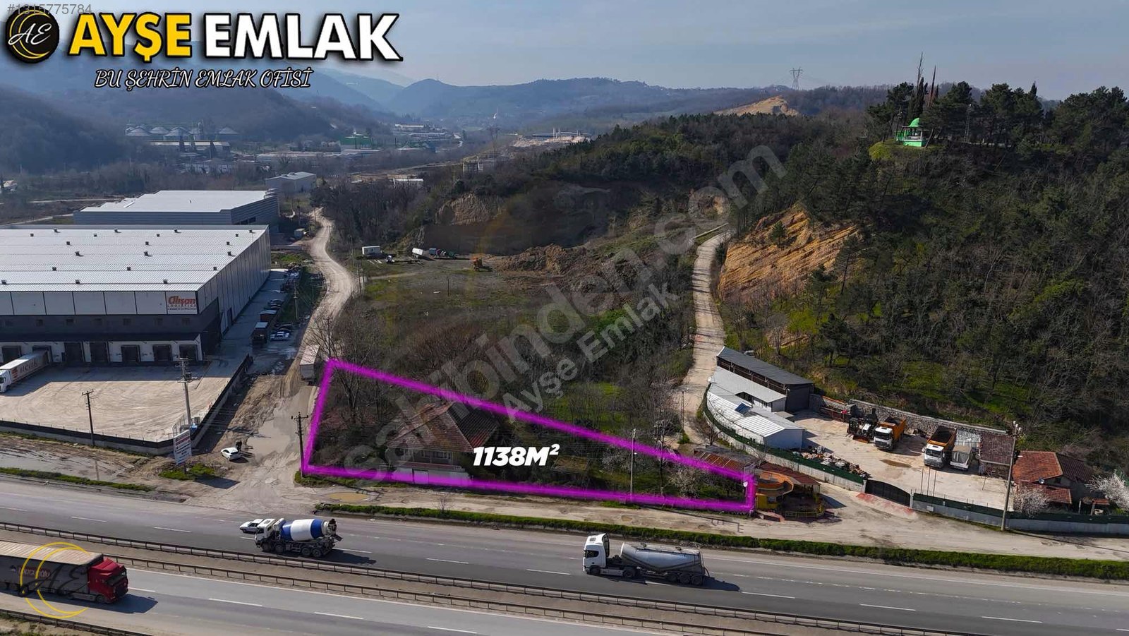 ARİFİYE ADLİYE’DE 1138M² SATILIK ARSA