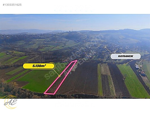 ADAPAZARI KAYRANCIK’DA 5130M² SATILIK TARLA