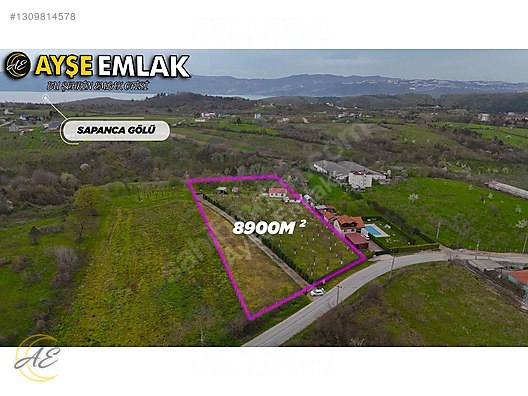 SAPANCA HACIMERCAN’DA 8901M² SATILIK ARSA