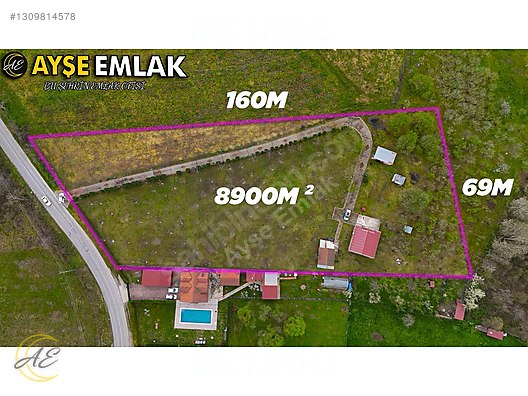SAPANCA HACIMERCAN’DA 8901M² SATILIK ARSA