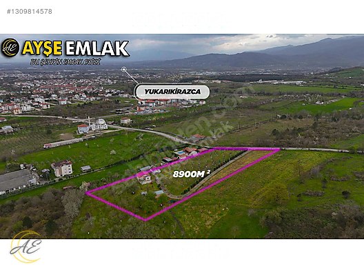 SAPANCA HACIMERCAN’DA 8901M² SATILIK ARSA