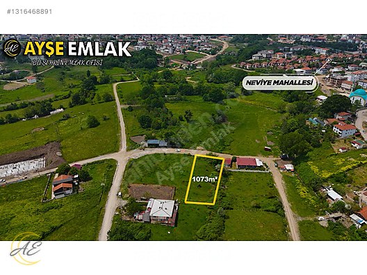 ARİFİYE NEVİYE’DE 1073M² İMARLI SATILIK ARSA